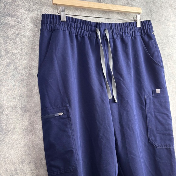 FIGS‎ Technical Collection Dark Blue Scrub Zamora Bottoms Cargo Pocket Size XXL - Picture 5 of 12